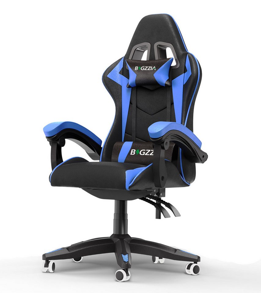 Gywowken Gaming-Stuhl Gaming Stuhl Ergonomisch - Gamer Stühle mit Lendenkissen, Gaming Chair Höhenverstellbar - 90-135° Rückenlehne