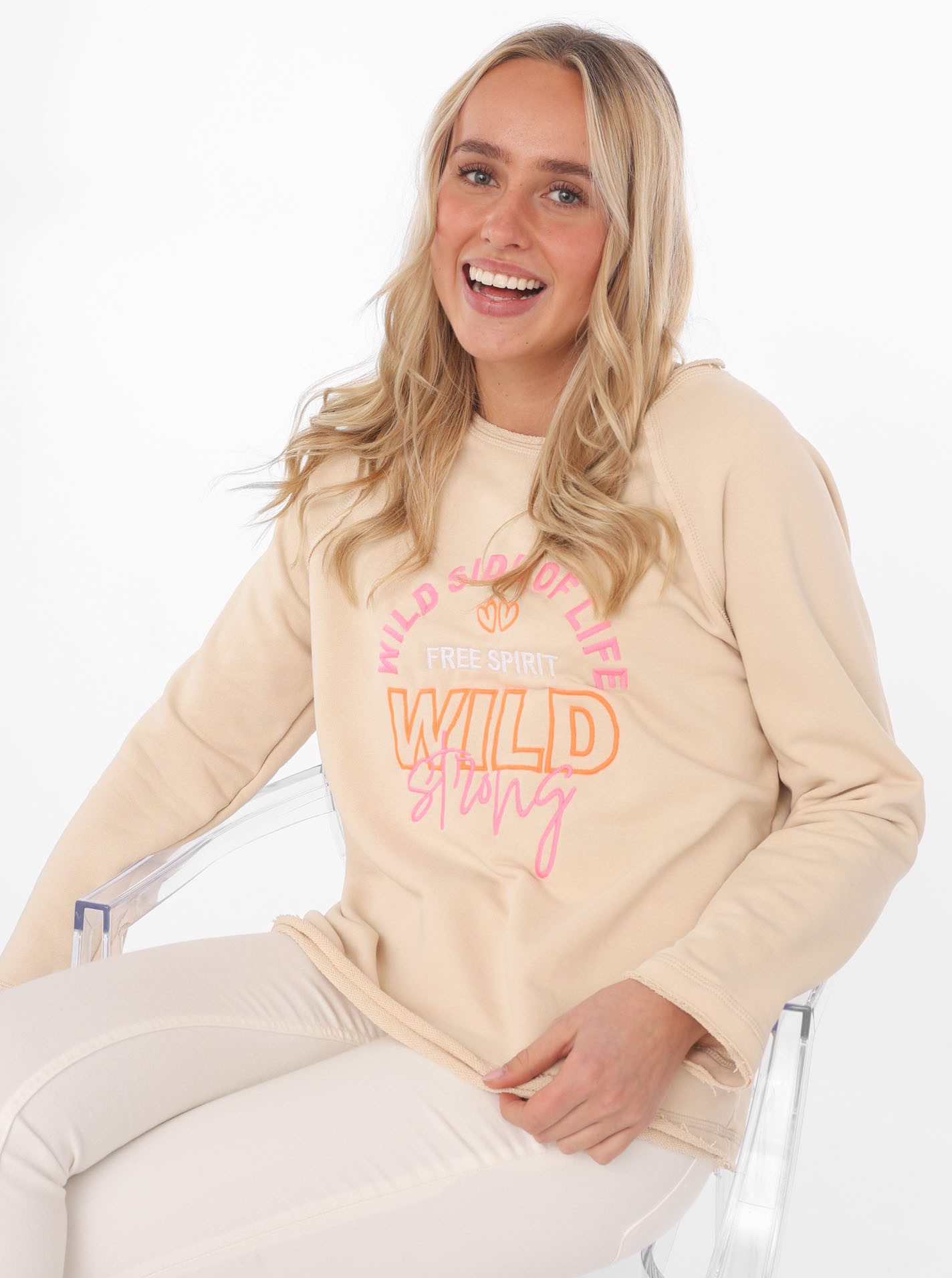 Zwillingsherz Sweatshirt "Wild Side Of Life" günstig online kaufen
