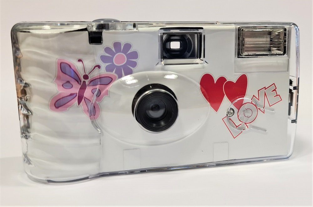 TopShot 8 x Einwegkamera Hochzeit Schmetterling Einwegkamera