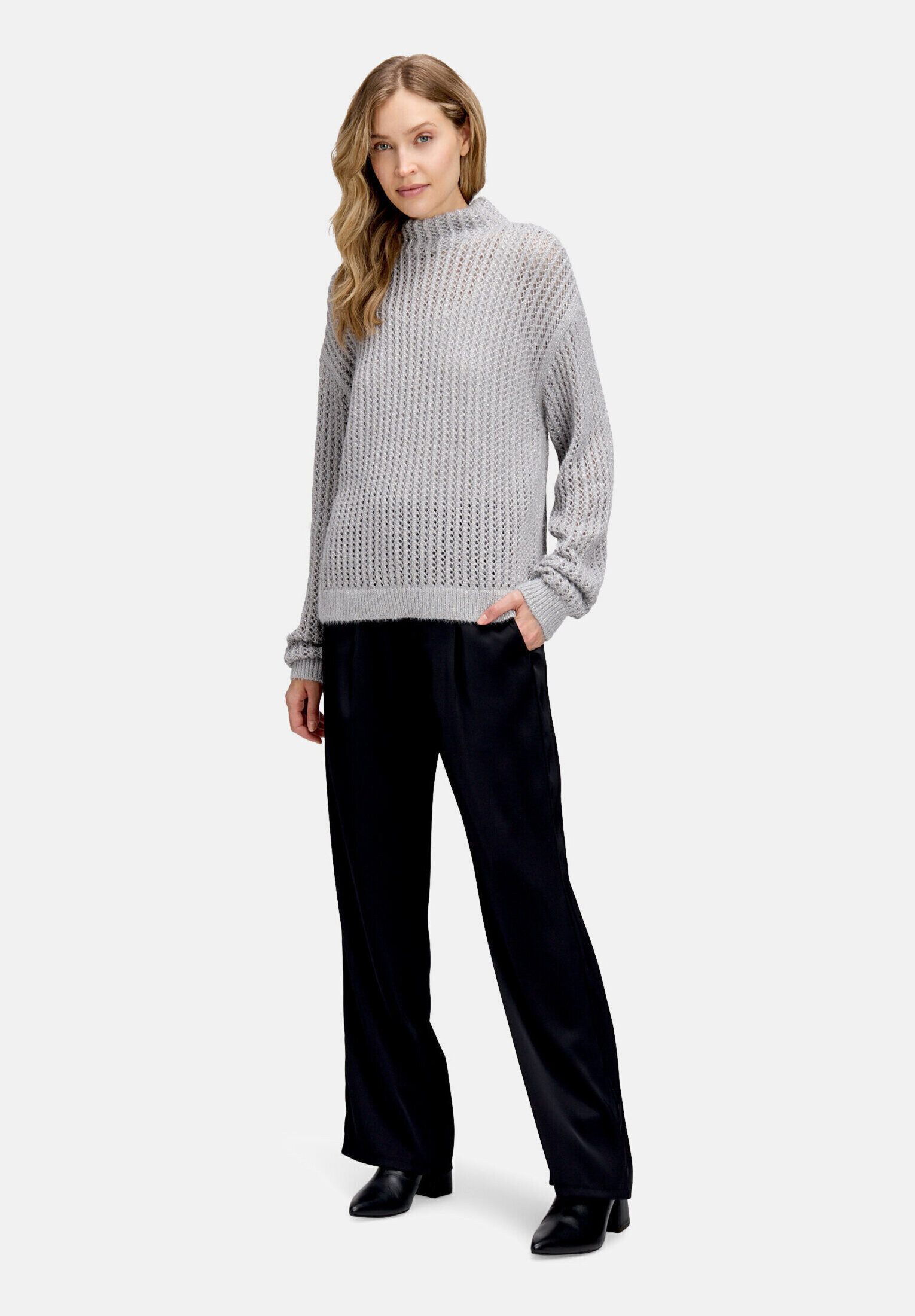 Betty Barclay Strickpullover Damen mit hohem Kragen (1-tlg)