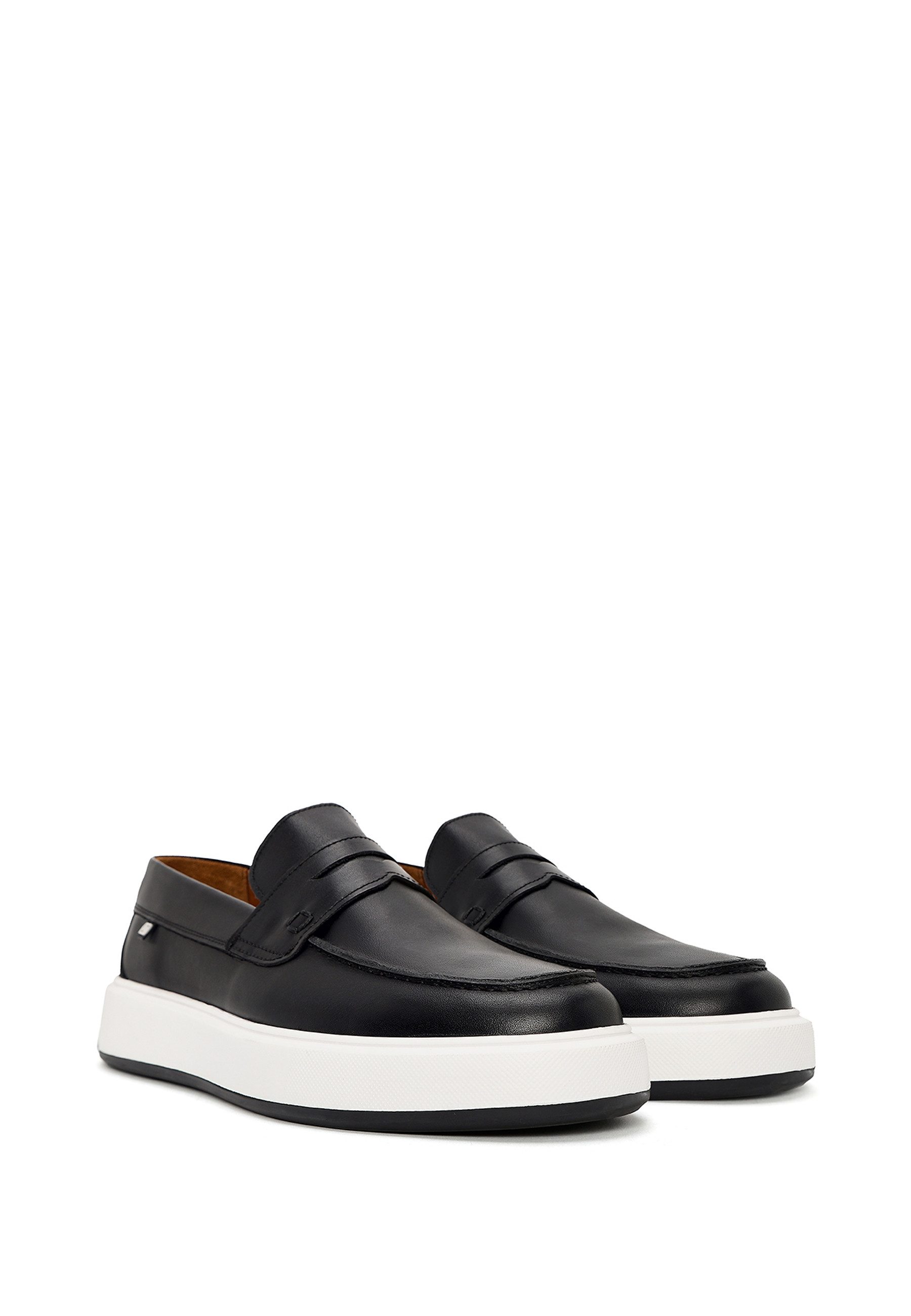 Derimod Lässige Loafer aus Leder Loafer Echtes Leder, Lederfutter, EVA-Sohle, Slip-on-Stil, Zeitgemäßes Design