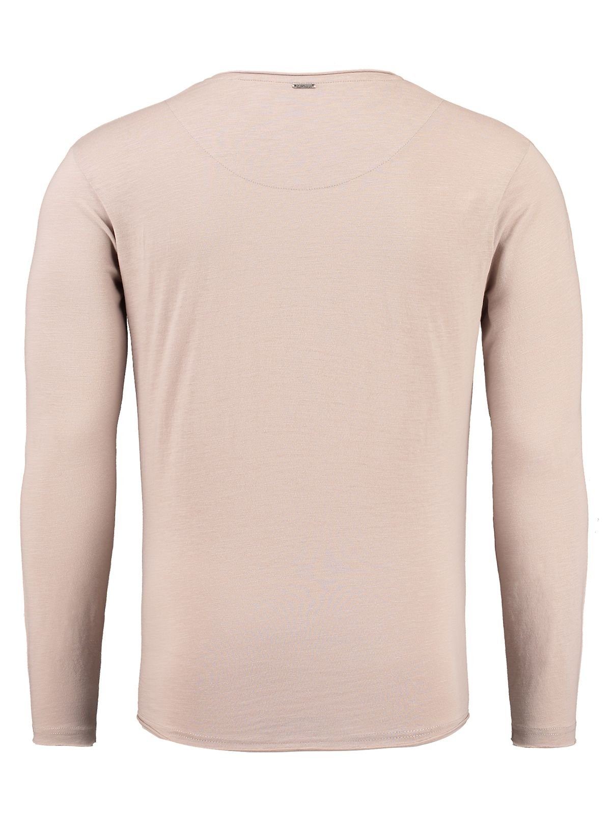 Key Largo Henleyshirt Ginger vintage Look günstig online kaufen