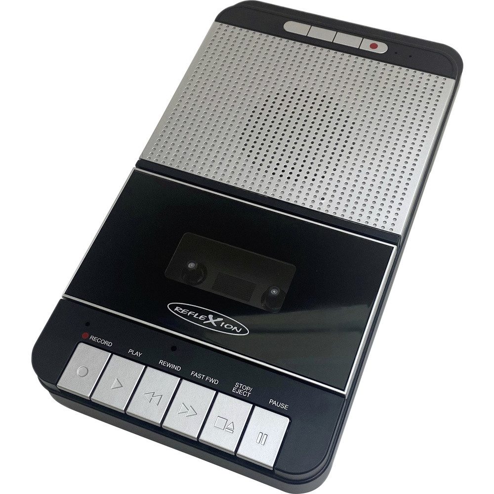 Reflexion Reflexion Tragbarer Kassettenspieler MP3 Schwarz, Grau tragbarer CD-Player