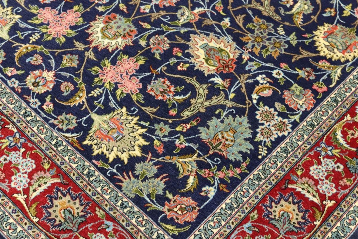 rechteckig, mm 141x219 6 Nain Orientteppich Höhe: Isfahan Trading, Handgeknüpfter Seidenkette Orientteppich,