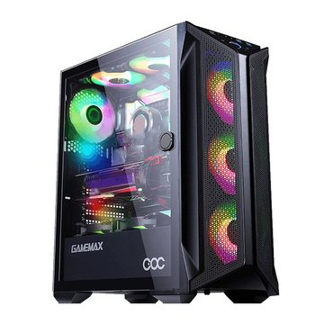 GAMEMAX Multimedia-PC Brufen C1 7020 PC (AMD Ryzen 5 5600G, 16 GB RAM, 1000 GB SSD, Luftkühlung, Windows 11)