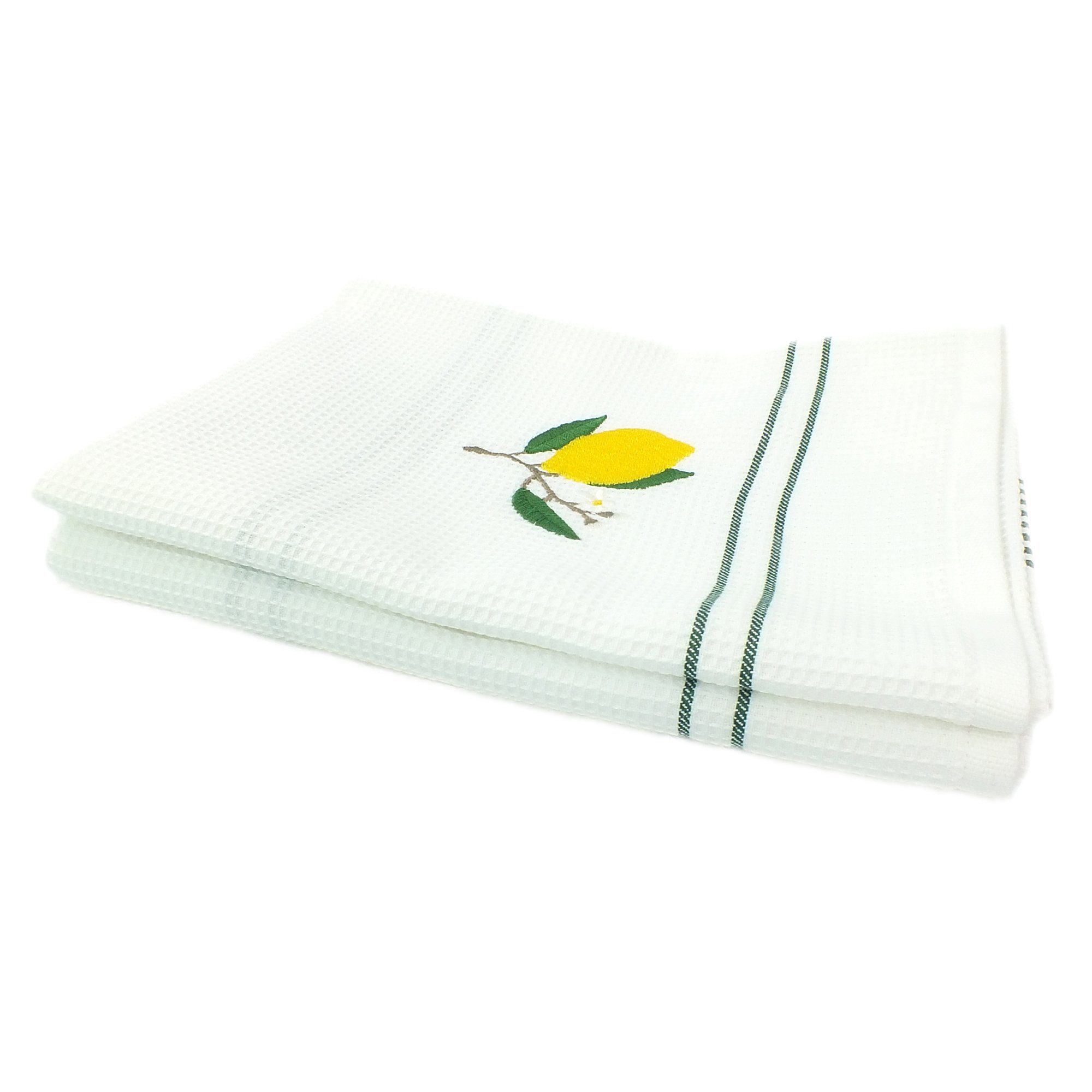 Lasa Home Geschirrtuch Embroideries, (Set, 2-tlg), günstig online kaufen