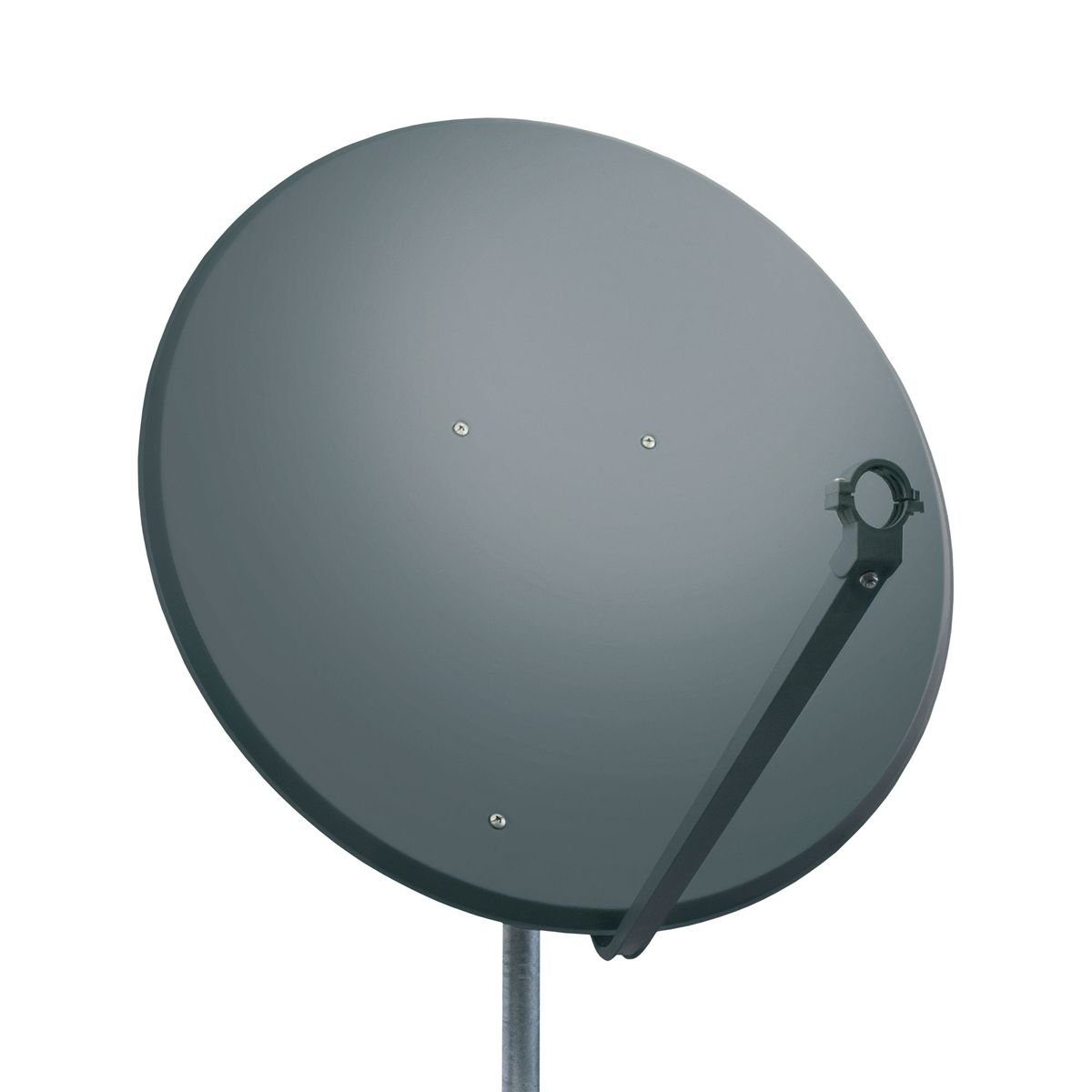 PremiumX PXS100 Satellitenschüssel 100cm Stahl Anthrazit Satellitenantenne SAT-Antenne