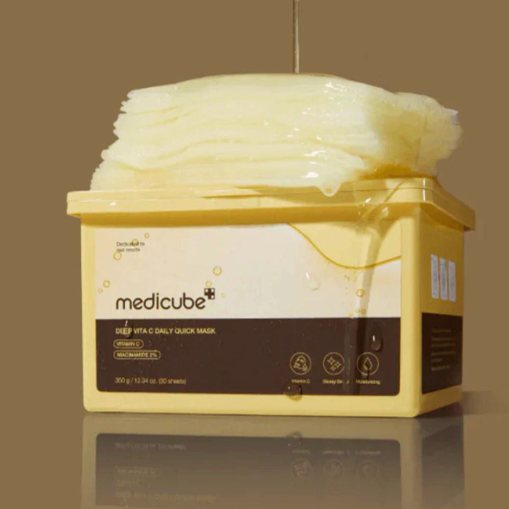 Medicube Gesichtsmaske Medicube, Deep Vita C Daily Quick Mask – 30 Sheets - 350 g