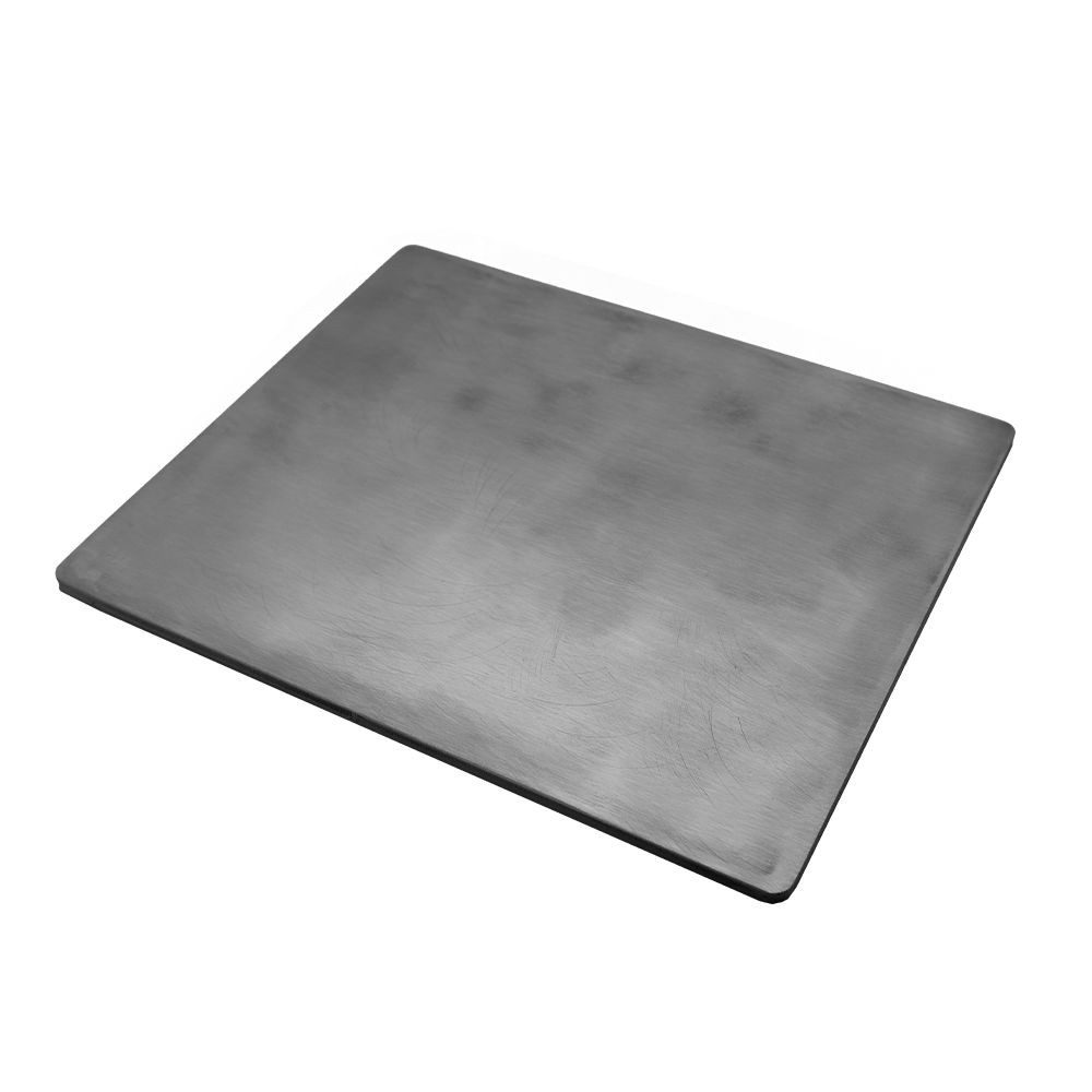 Feuerfest 123 GmbH Grillplatte Massiver Grillstahl Stahl 8 mm - Griddleplatte - Plancha Alternavtive (100 % - Made in Germany] Massiver Grillstahl 8 mm), Besondere Wärmeleitfähigkeit für scharfes Anbraten auf dem Grill