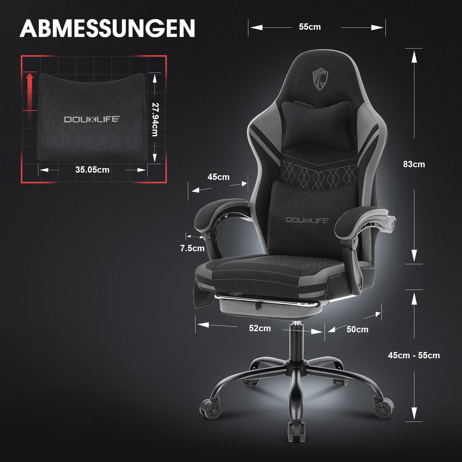 Douxlife Gaming-Stuhl GC-RC05 (Gamingstuhl mit Massage günstig online kaufen