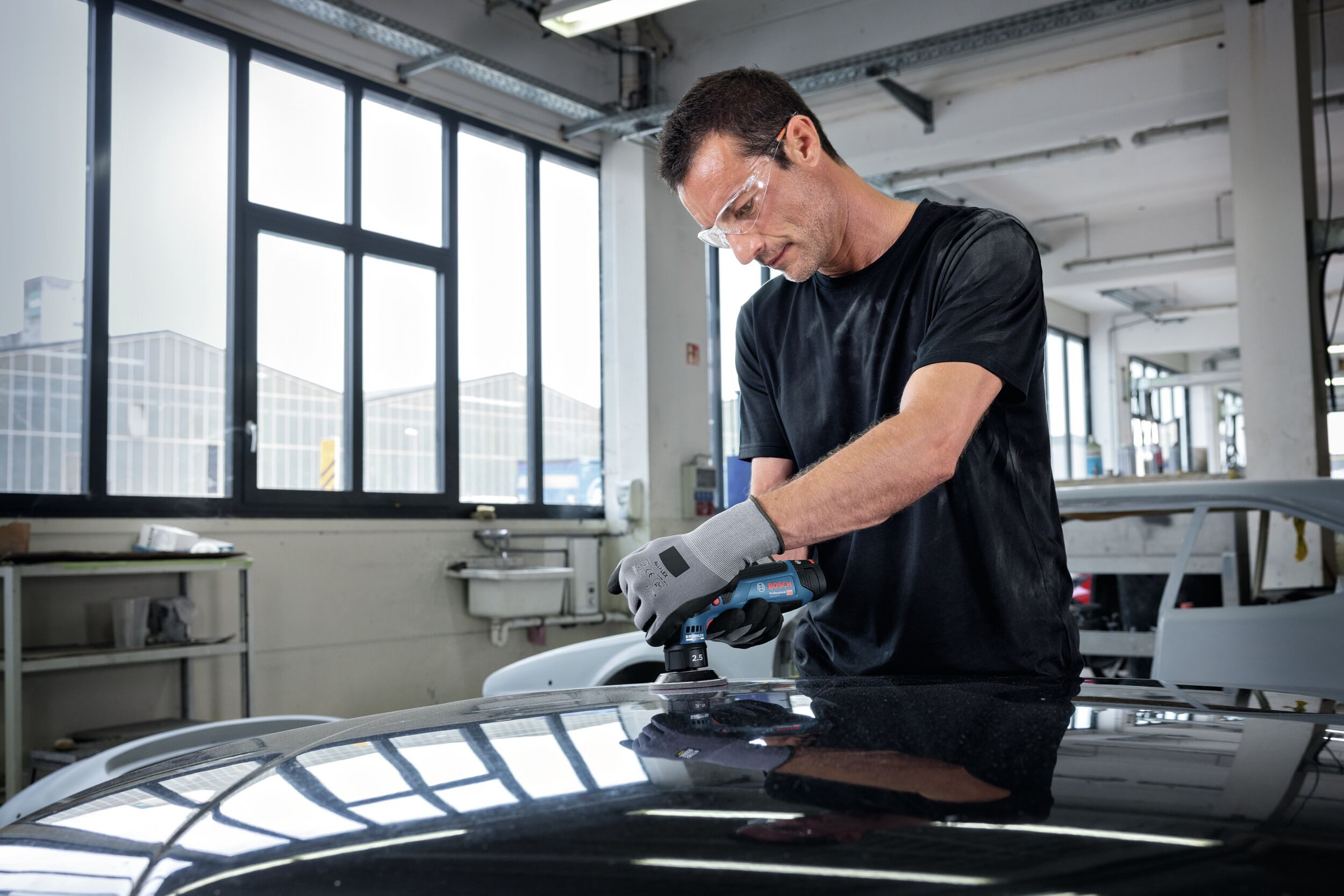 BOSCH Akku-Exzenterschleifer GEX 12V-77, max. 8000 U/min, 16000 U/min, Ohne Akku - im Karton