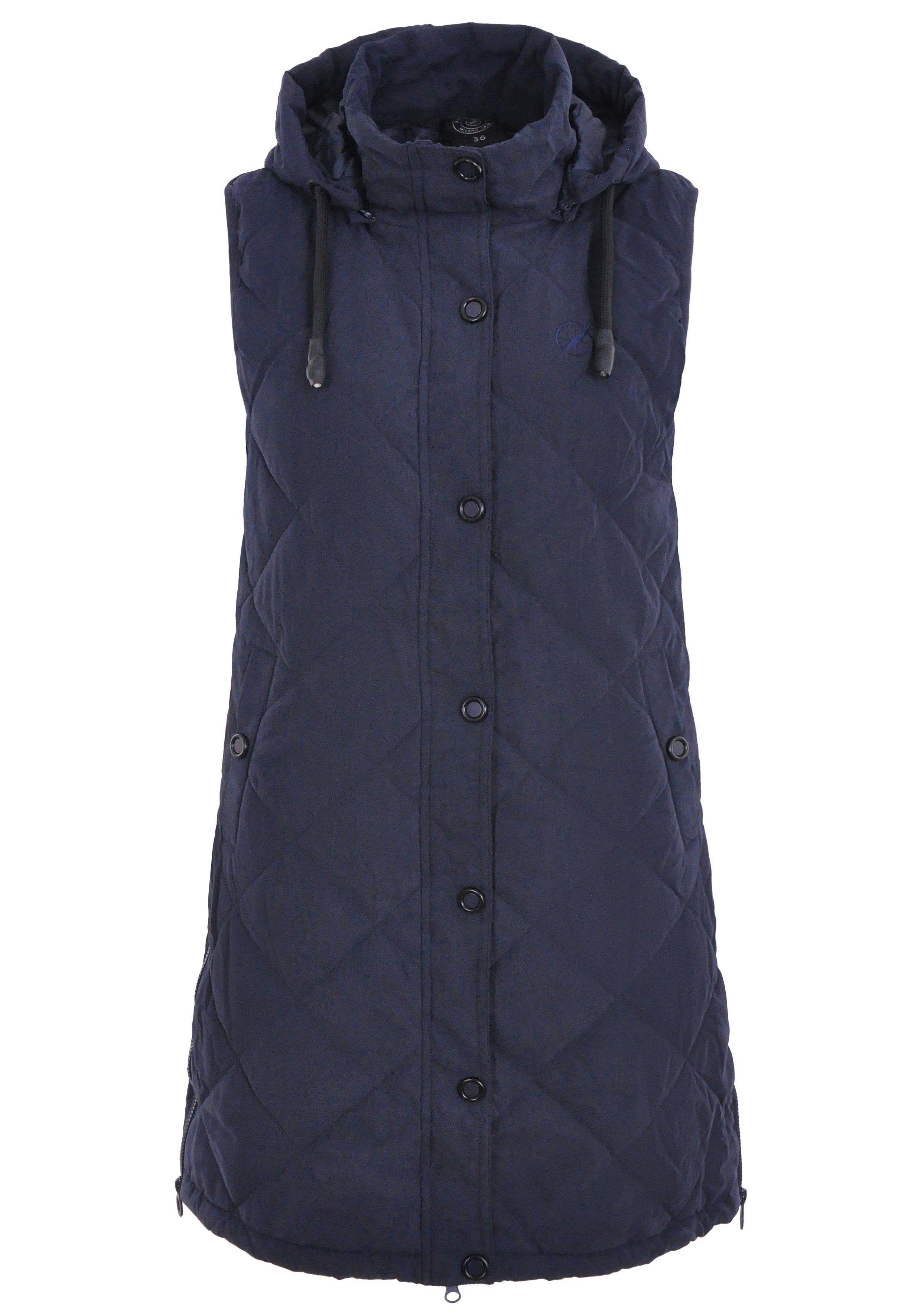 NAVIGAZIONE navy Diagonal-Steppung mit Longweste