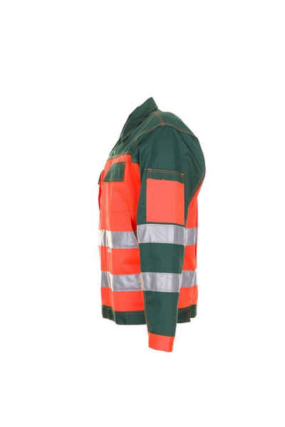 Planam Arbeitshose Bundjacke Warnschutz orange/grün Größe 44 (1-tlg)