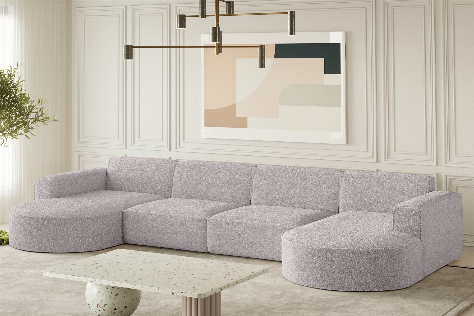 Fun Möbel Wohnlandschaft Wohnlandschaft Sofa PALMA günstig online kaufen