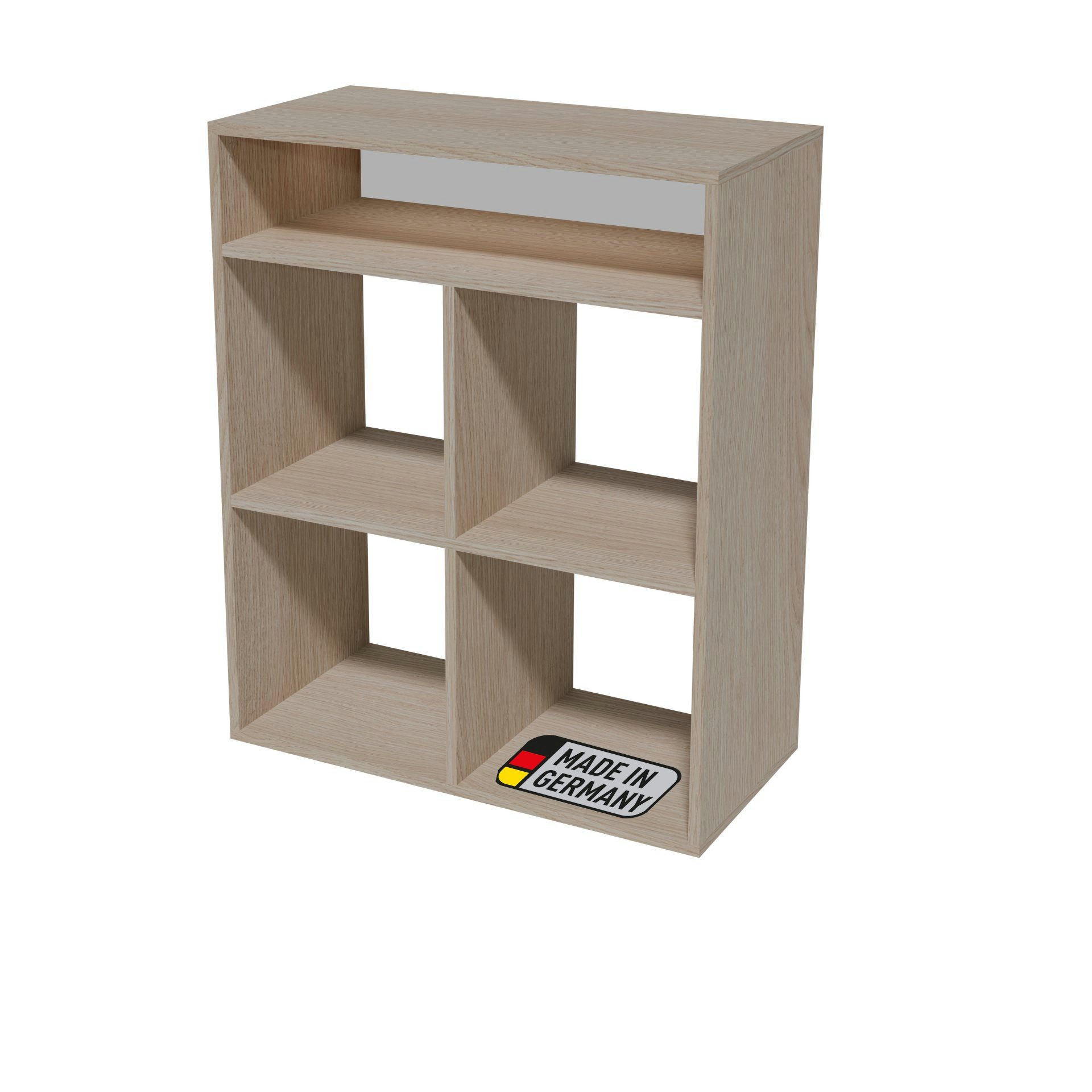 BADEDU Standregal Regal, Standregal, Bücherregal, Ordnerregal, Wohnregal