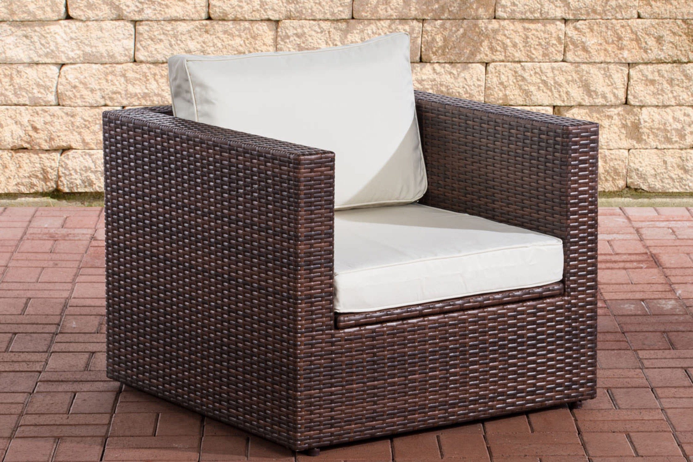 TPFGarden Gartensessel Tico Rattansessel für Garten und Terrasse