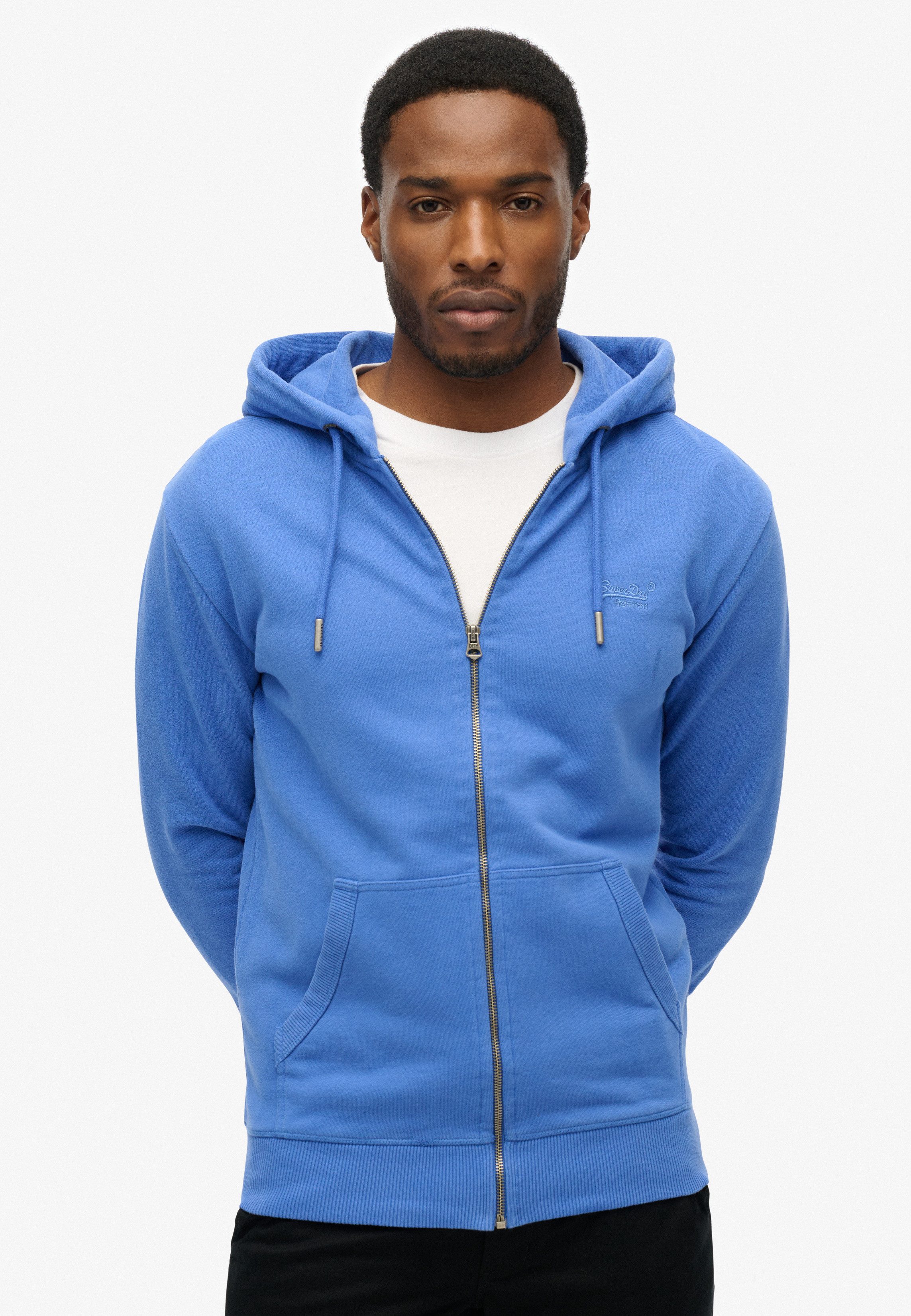 Superdry Kapuzensweatjacke ESSENTIAL LOGO ZIP HOODIE günstig online kaufen