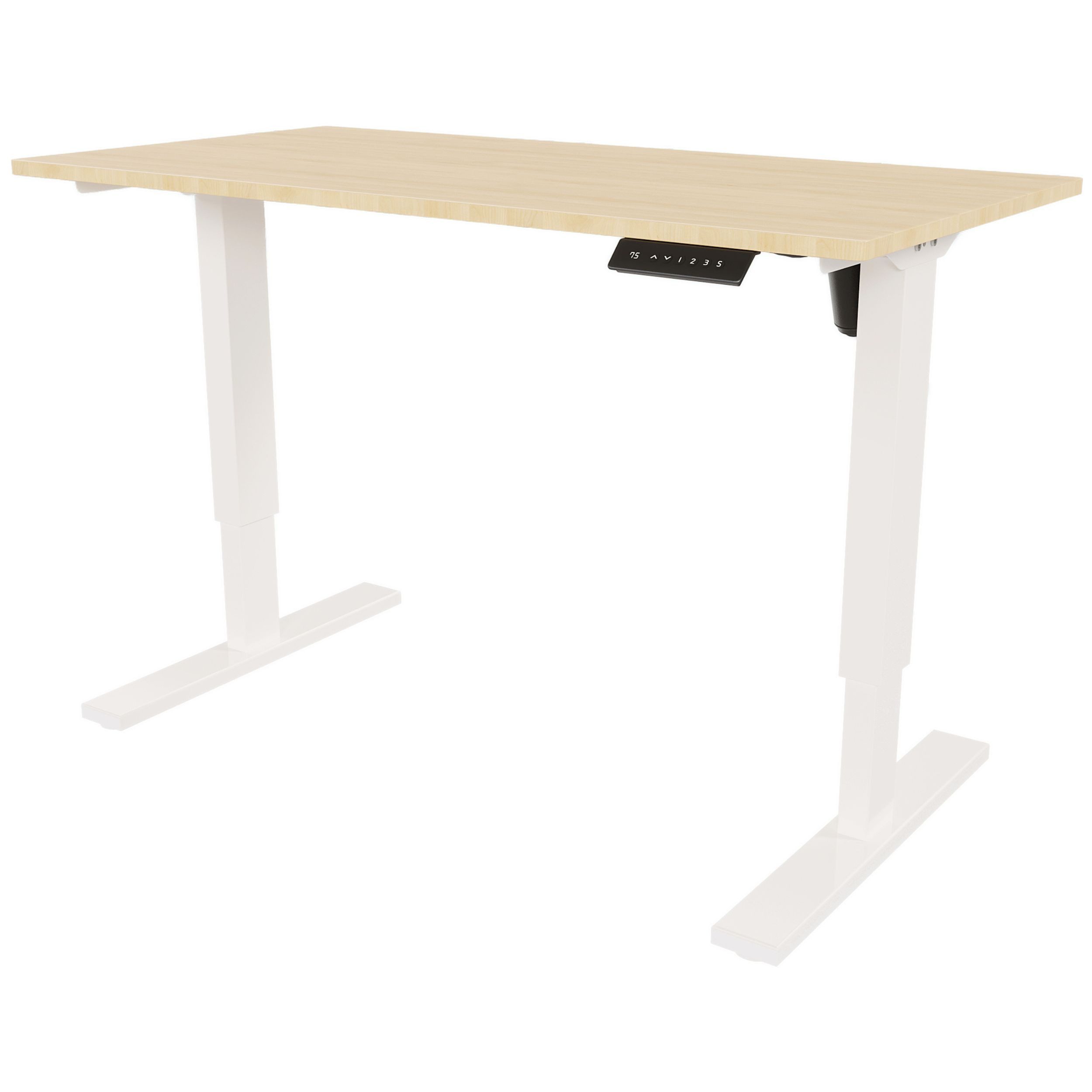 Bisley Schreibtisch E-StarterTech, in - Maße: H 74 x B 140 x T 80 cm