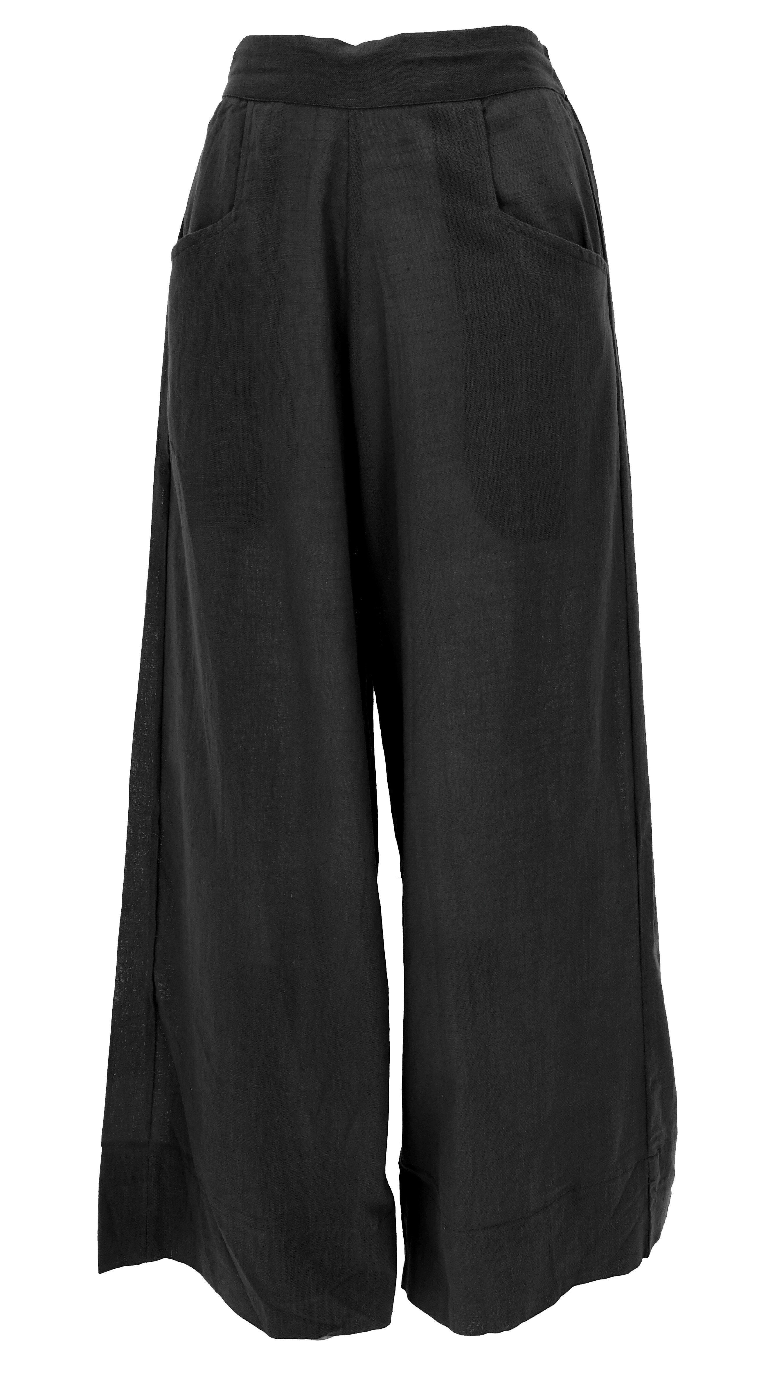 Guru-Shop Relaxhose Boho Baumwollhose mit hohem Bund, bequeme.. Boho, alter günstig online kaufen