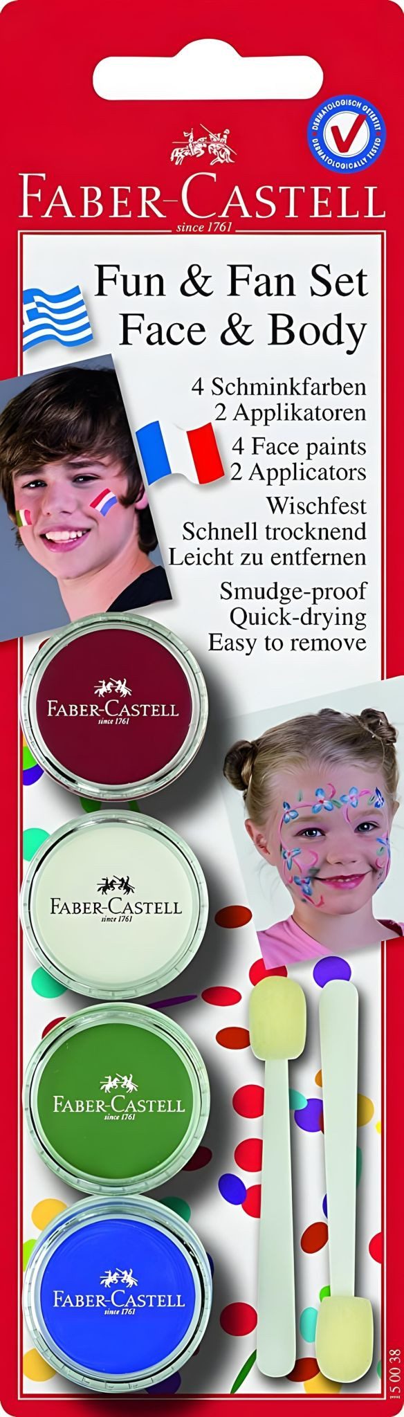 Faber-Castell Kostüm Faber Castell Fun & Fan Body Set