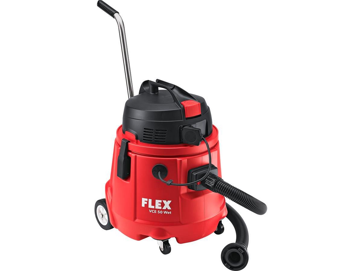 Flex Nass-Trocken-Sauger VCE 50 Wet, 1300 W, Fangsack für Grobschmutz, Mit integrierter, leistungsstarker Schmutzwasserpumpe