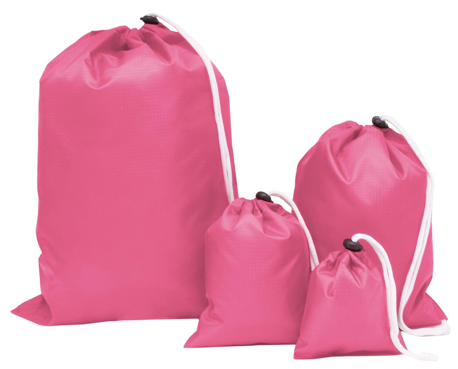 ZOLLNER Kofferorganizer (4-tlg., 1x 11x13,5 cm, 1x 15x20,5 cm, 1x22x28 cm, 1x 30x42 cm), wasserabweisend, 100% Polyester pink