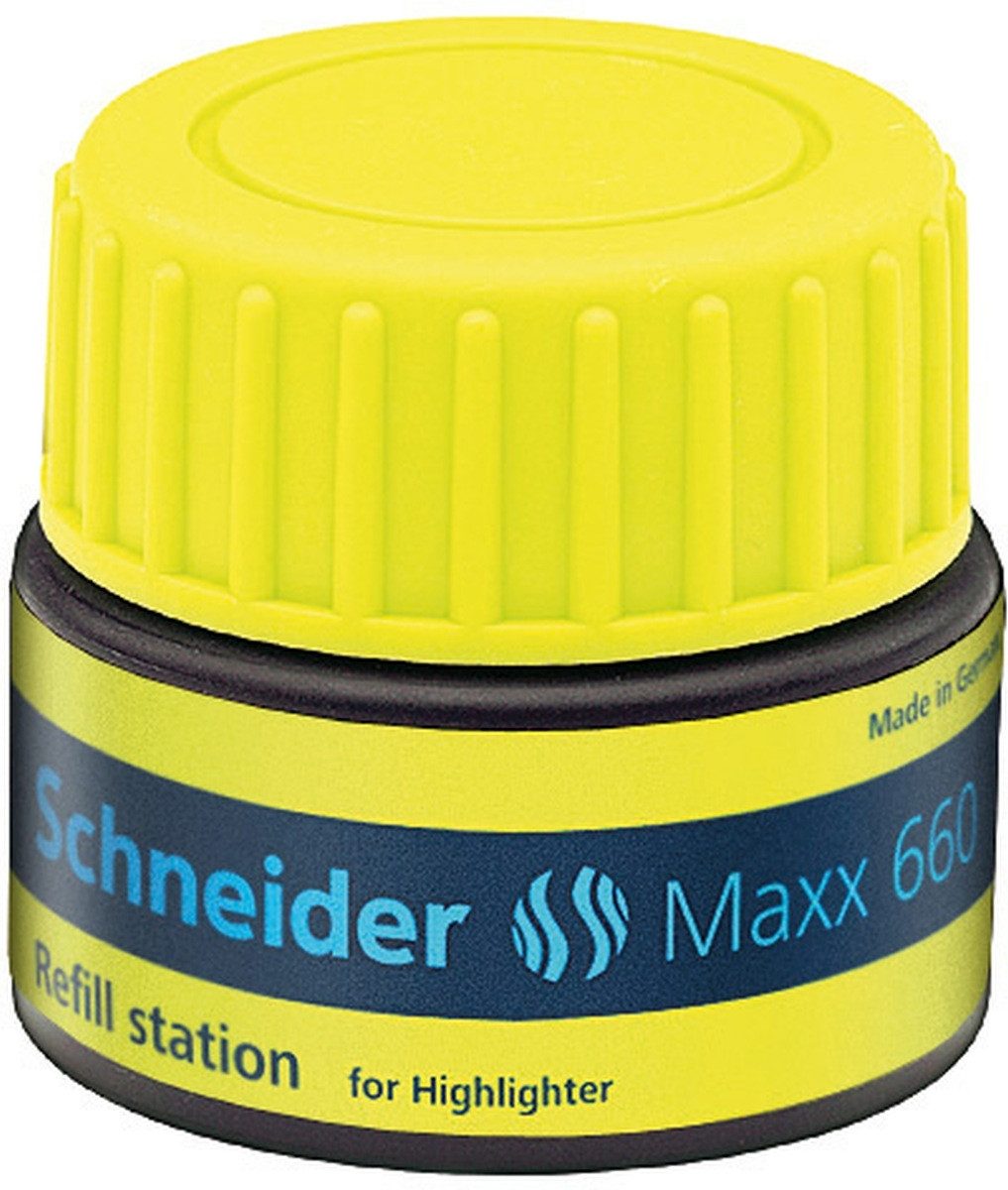 SCHNEIDER Füllhalter Textmarker Refill-Station 660 gelb