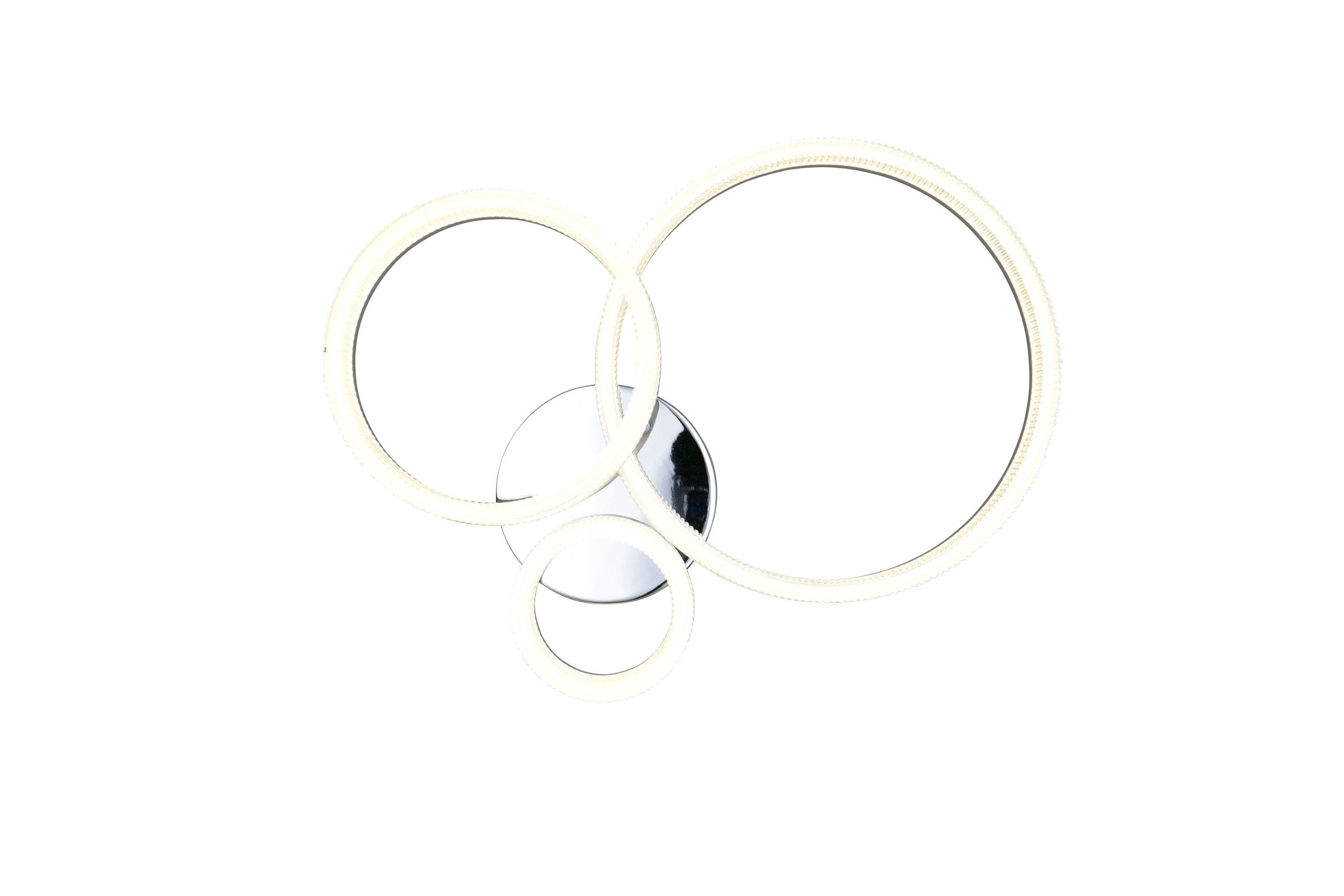 Reality Leuchten Deckenleuchte Reality Leuchten Deckenleuchte LED MOVA BHT 51x12.50x40.50 cm weiß, Neutralweiß