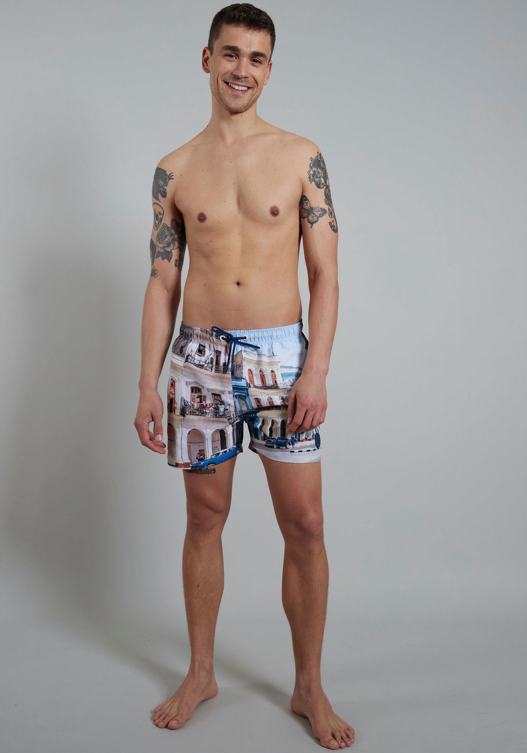 CECEBA Badeshorts mit tollem Print für warme Sommertage, bequem, schnelltro günstig online kaufen