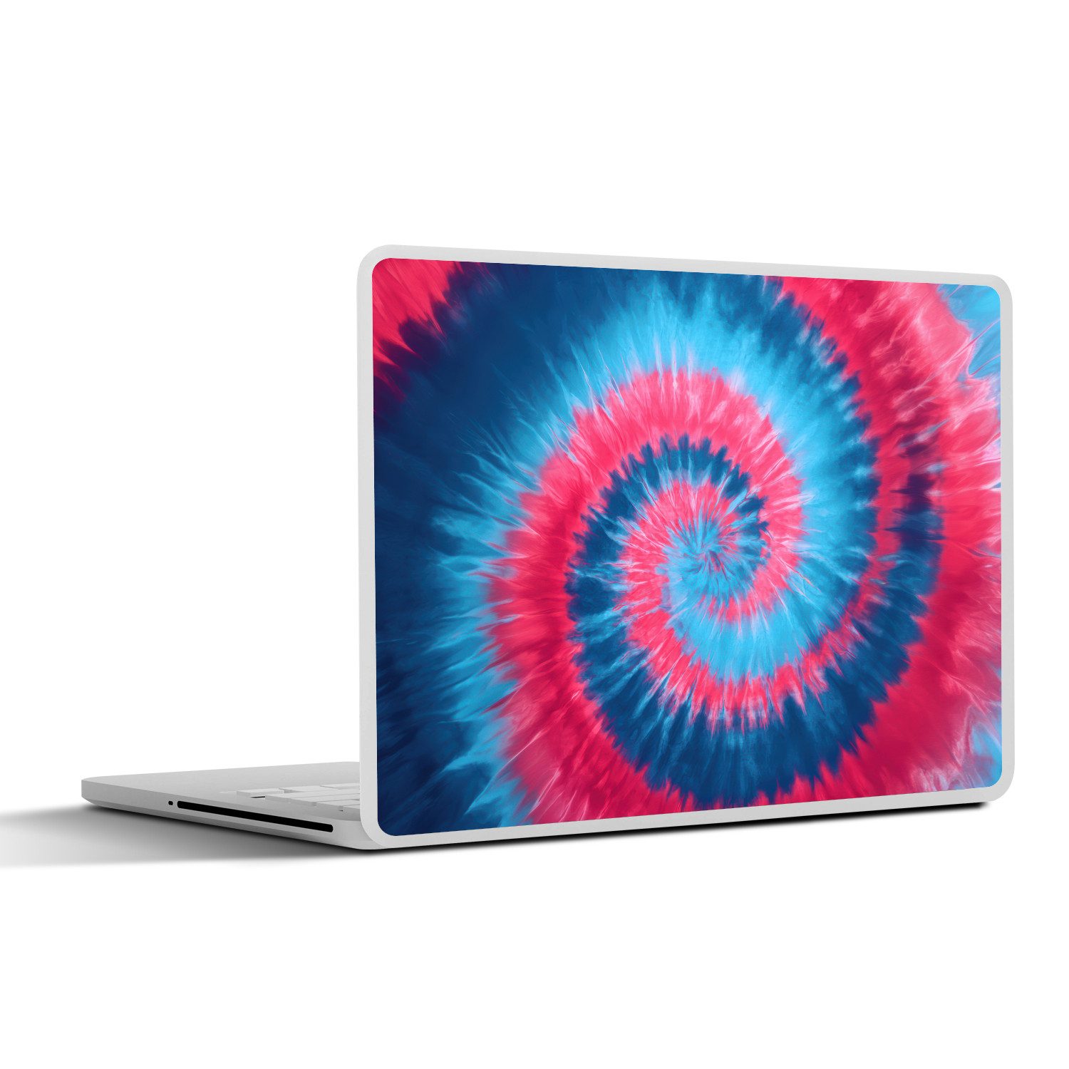 MuchoWow Laptop-Aufkleber Spirale - Rosa - Rotierend, (1tlg), Laptop Folien Cover, Aufkleber, Sticker, Schutz vor Kratzern, 30x21 cm