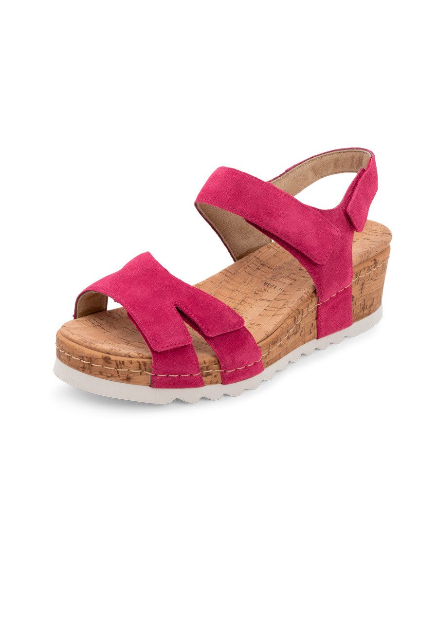 vitaform Damenschuhe Sandalette Veloursleder Sandalette