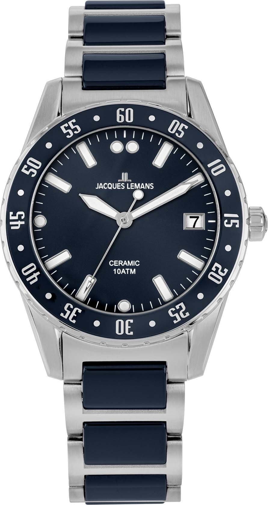 Jacques Lemans Keramikuhr Liverpool, Quarzuhr, Armbanduhr, günstig online kaufen