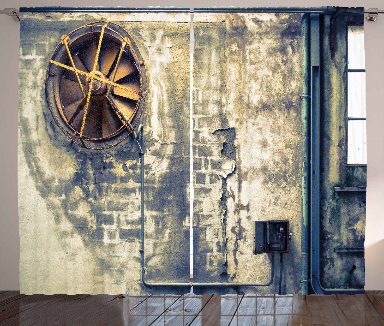 Gardine »Schlafzimmer Kräuselband Vorhang mit Schlaufen und Haken