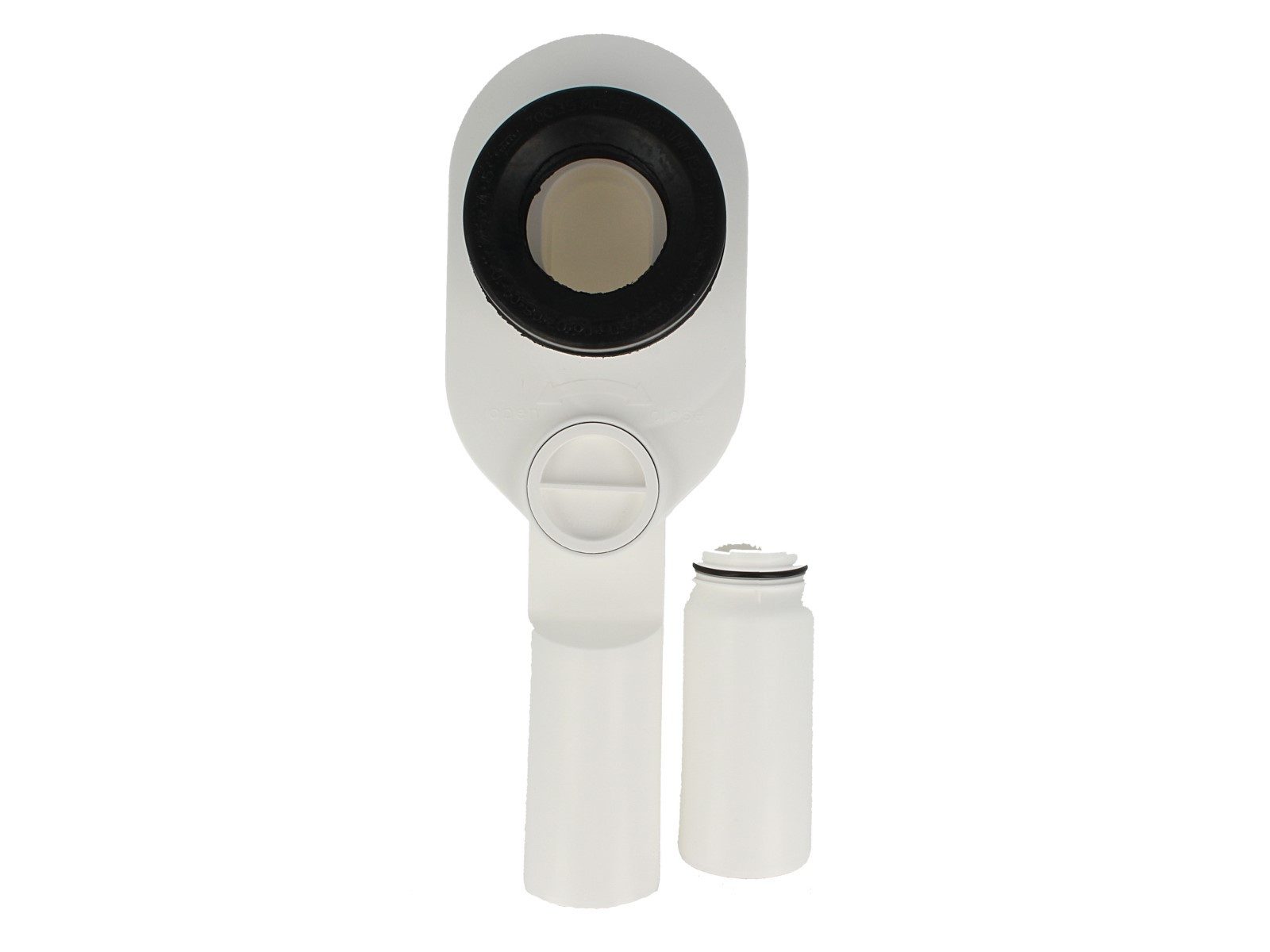 SANIT Urinal Urinal Absaug- Geruchsverschluss DN50/5 waagerecht senkrecht
