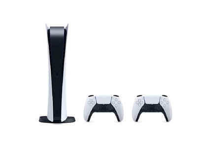 Playstation PS5 Digital Edition Konsole Bundle 825 GB + 2 Wireless-Controller