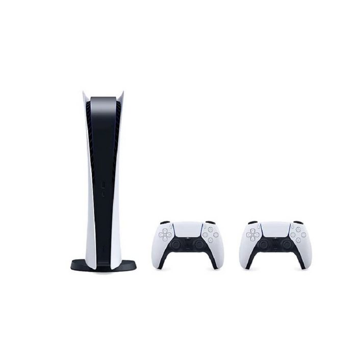 Playstation 5 Digital Edition Konsole Bundle 825 GB + 2 Wireless-Controller