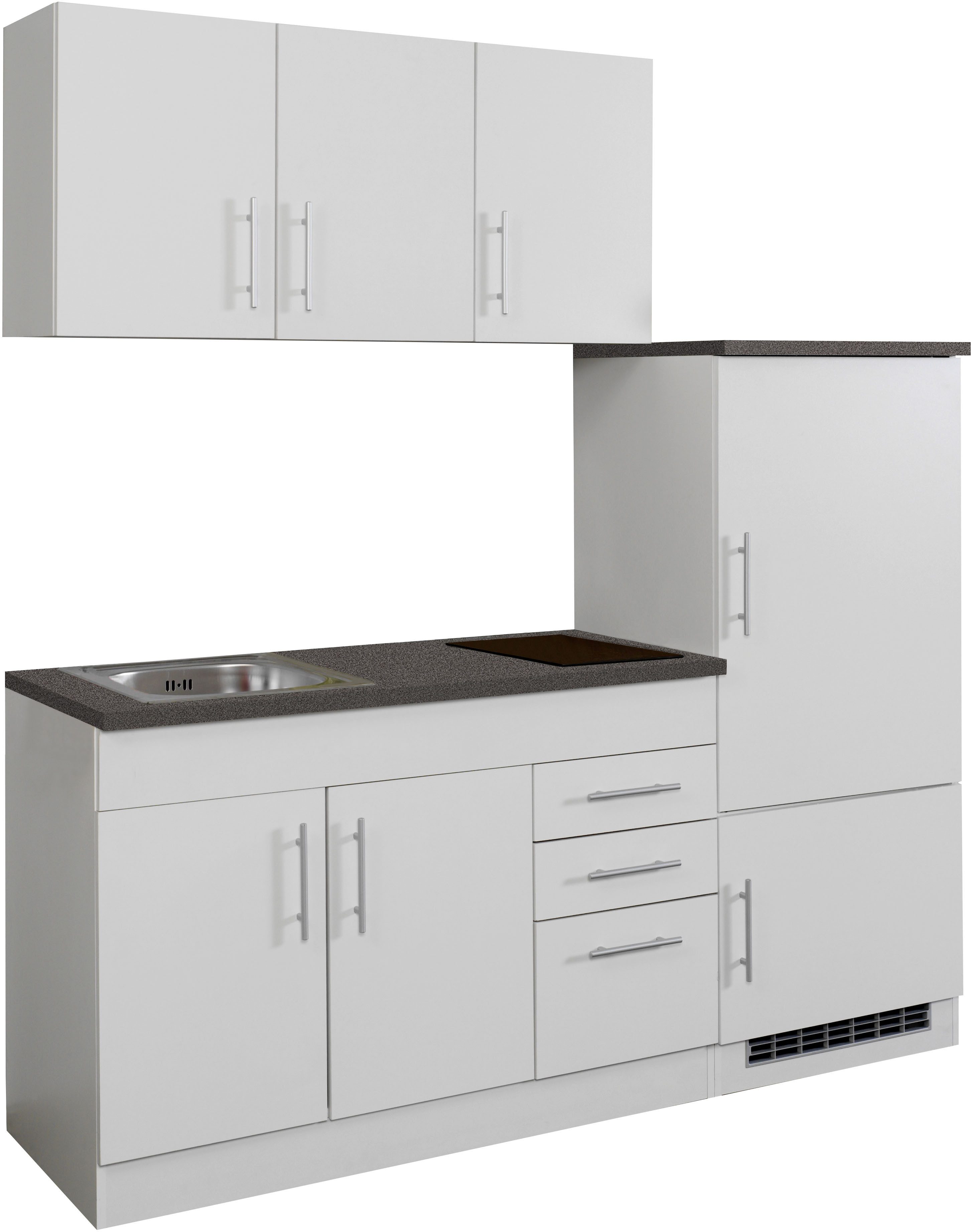 KOCHSTATION Küchenzeile KS-Toledo, mit E-Geräten, Breite 180 cm