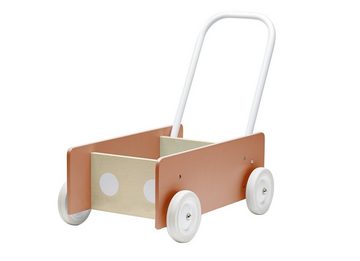 Kids Concept Lauflernwagen Lauflernwagen Edvin apricot