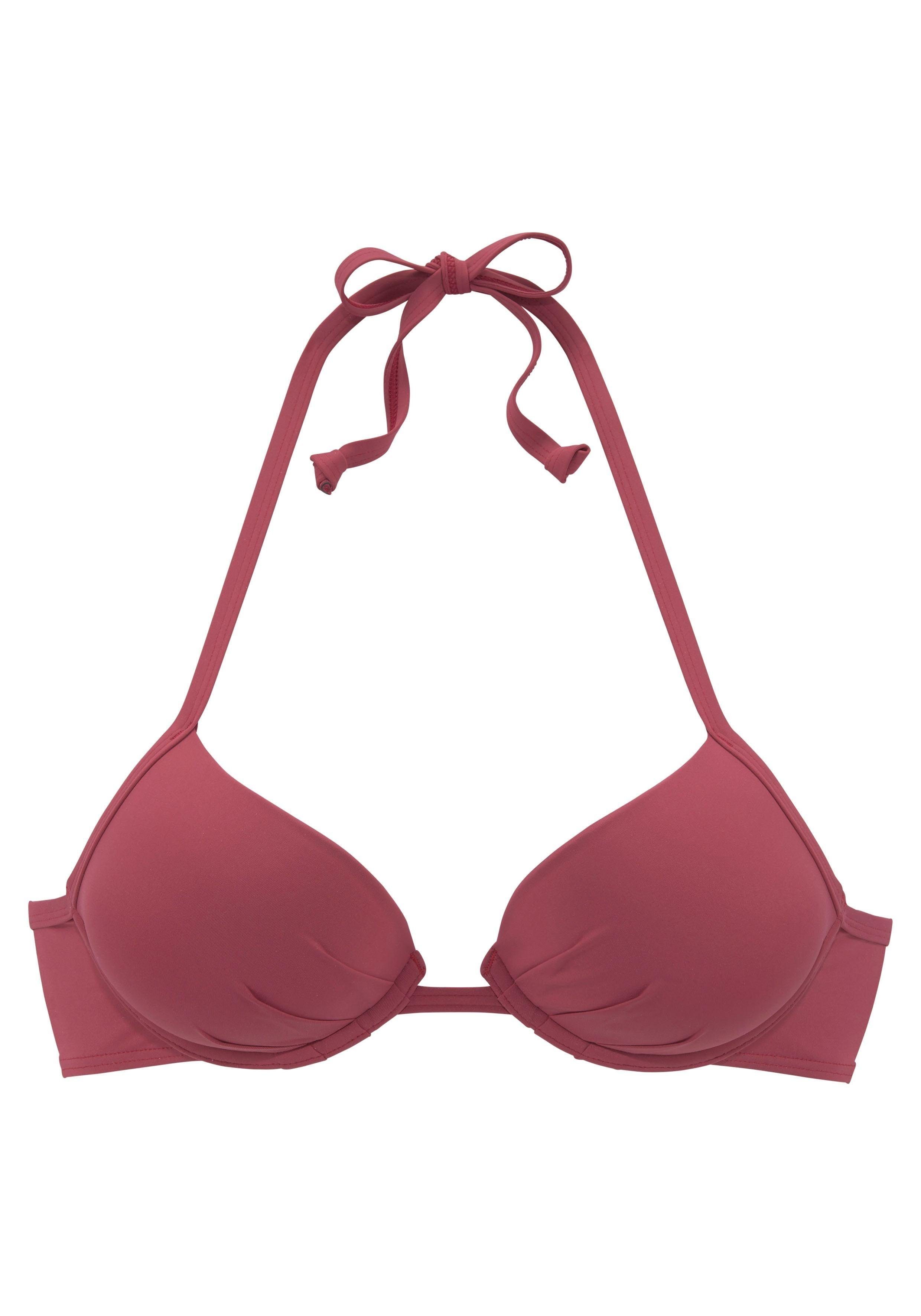 s.Oliver Push-Up-Bikini-Top Rome, in verschiedenen Unifarben günstig online kaufen
