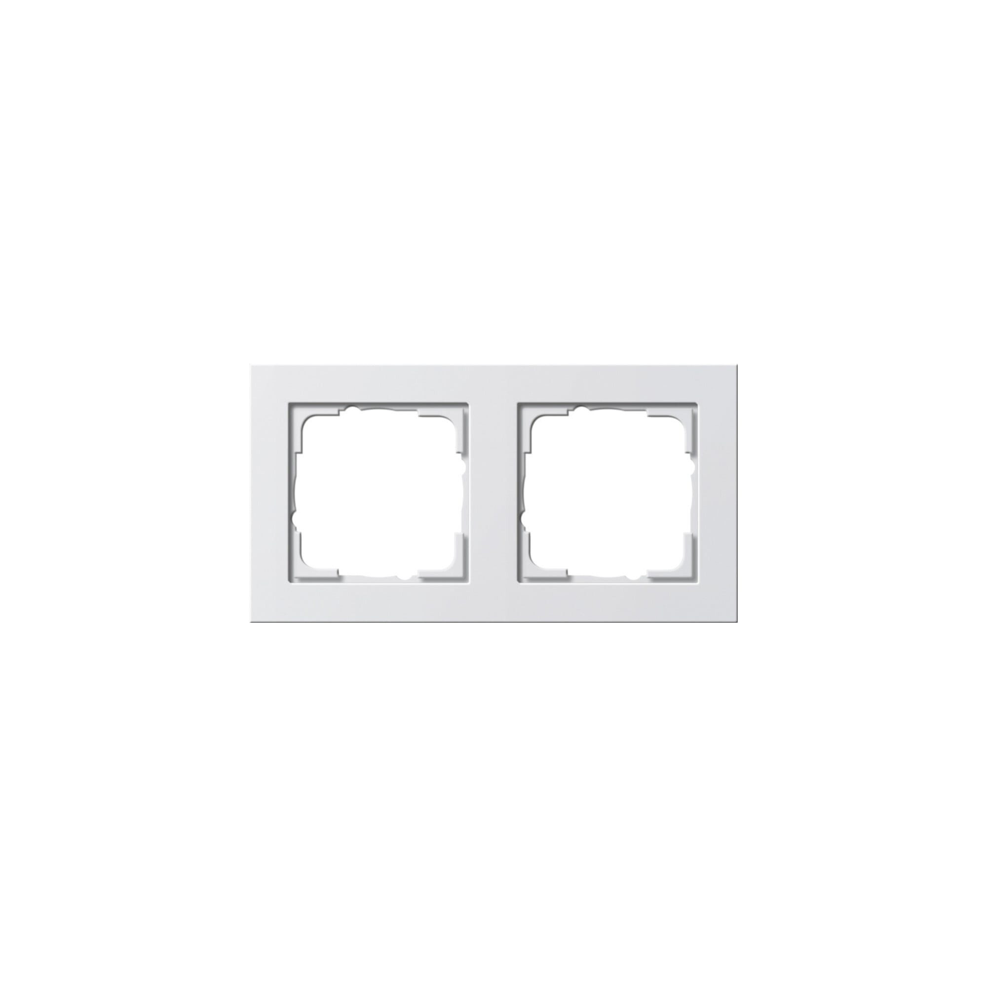 GIRA Schalter Gira Abdeckrahmen 2f. rws-gl bruchsicher 021229