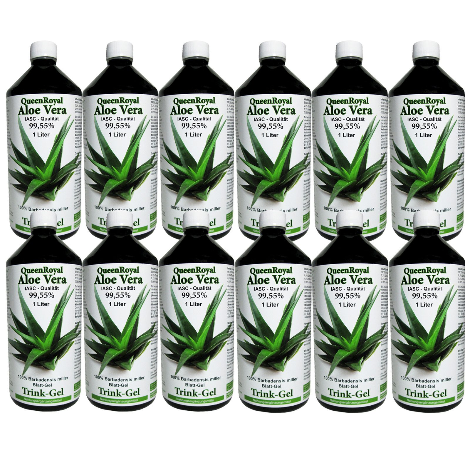 Aloe Vera 99.55 % W Natur pur Barbadensis Miller Getränk Blattgel Trink Gel