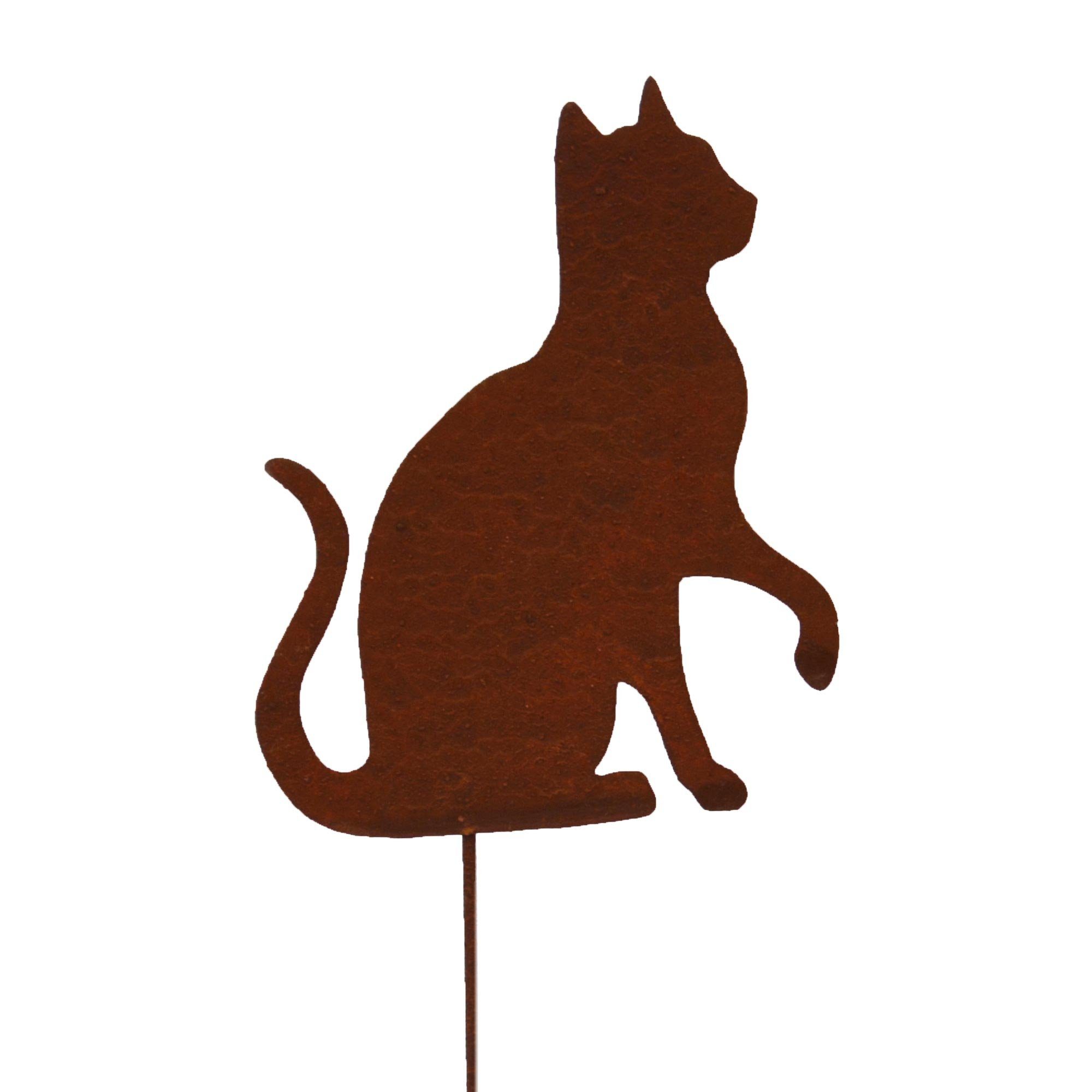 UNUS GARDEN Gartenstecker Stecker Rost Katzen günstig online kaufen