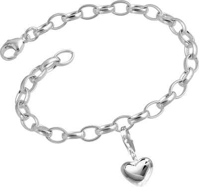 SilberDream Charm-Einhänger Set SilberDream Armband Fashion Charm Set (Charmssets, 2-tlg), Charmssets aus 925 Sterling Silber, Farbe: silber