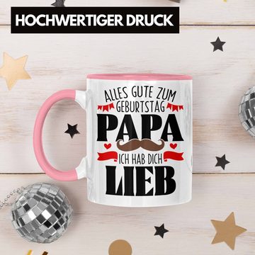 Trendation Tasse Trendation - Papa Geschenk Tasse Geburtstag Ich Hab Dich Lieb Vater Ge