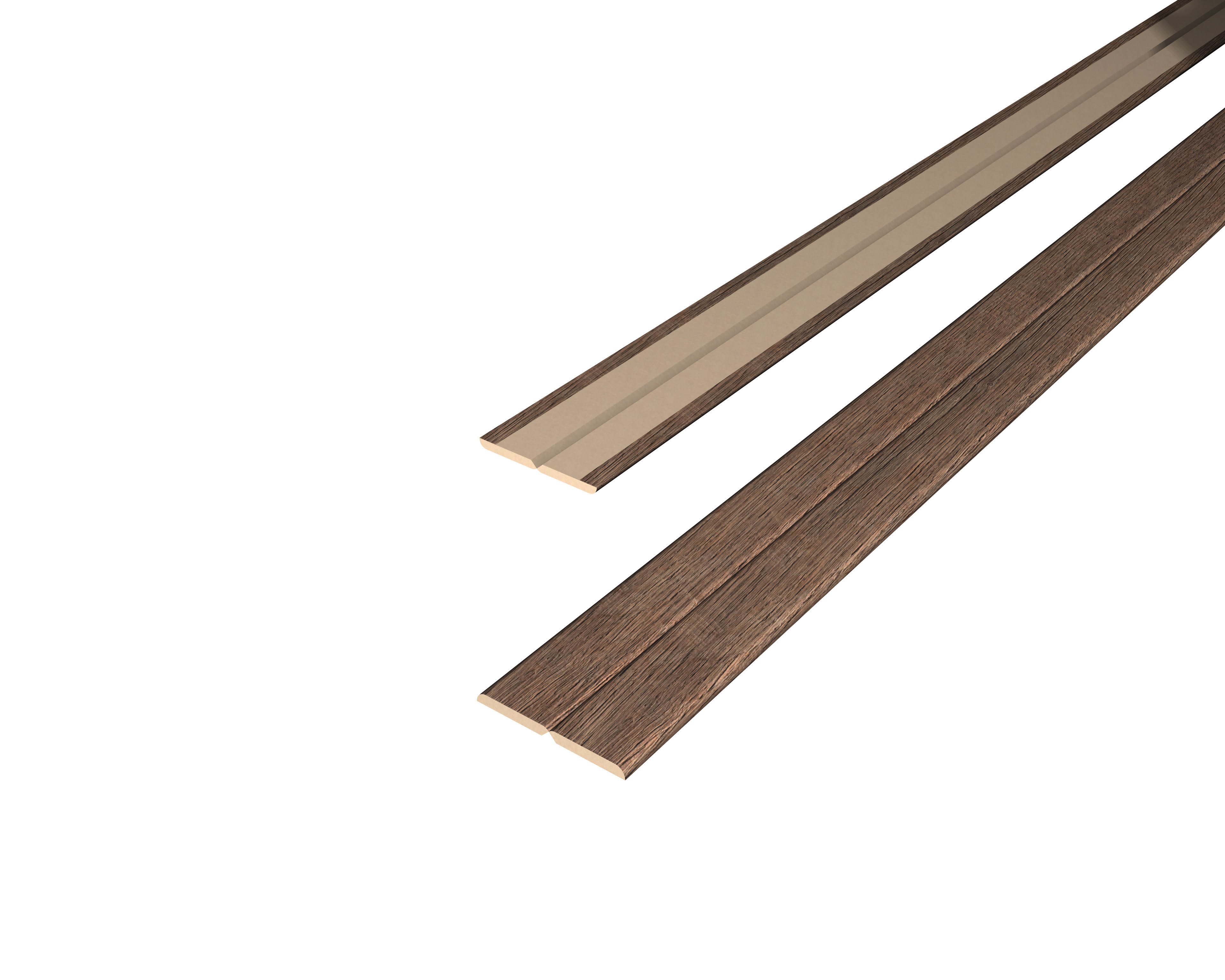 EGGER Abschlussleiste Faltleiste Decowall FL002 Annaba Eiche Natur, Kleben, Nageln, 1-St., 2400 x 22 x 22mm