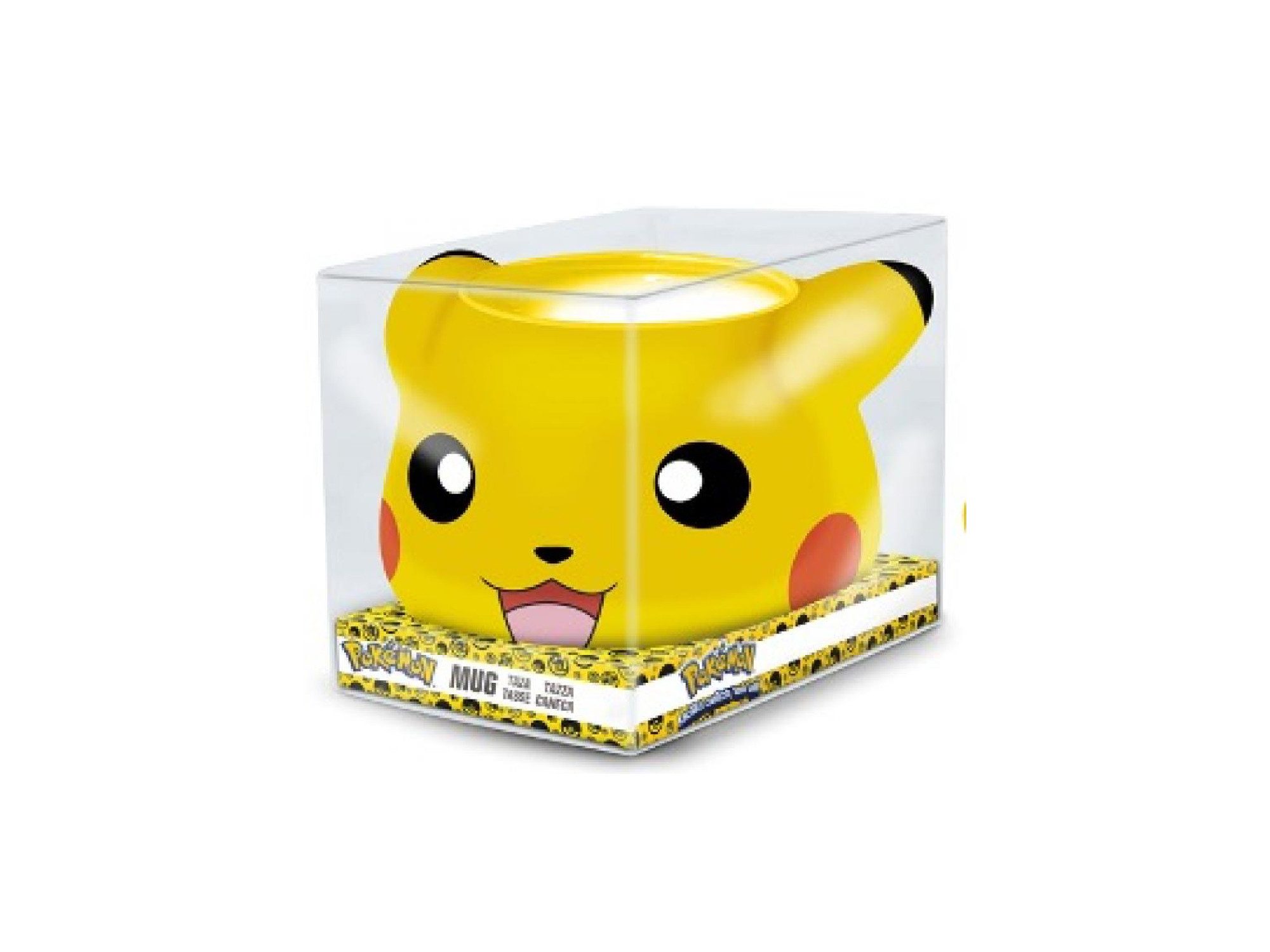 POKEMON JUEGO DE CARTAS Tasse Pokemon Pikachu 3D Tasse, 500 ml