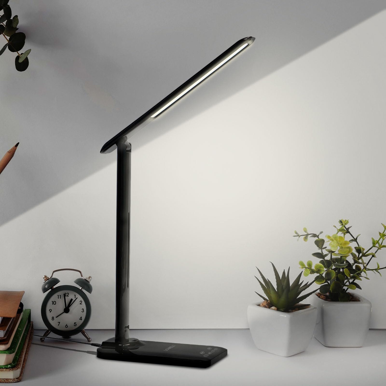 LQWELL Schreibtischlampe Schreibtischlampe LED, LED wechselbar, günstig online kaufen