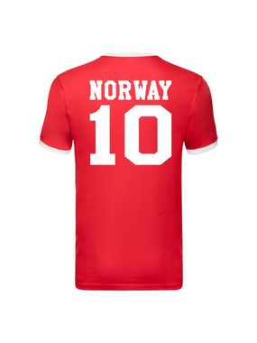 Blondie & Brownie T-Shirt Herren Norwegen Sport Trikot Fußball Meister WM Europa EM