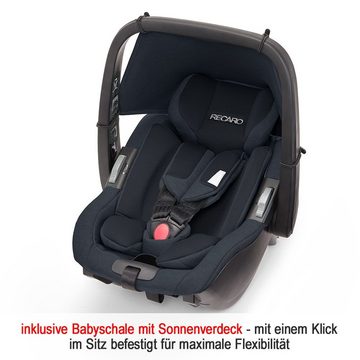 RECARO Autokindersitz Salia Elite i-Size - Prime - Mat Black, bis: 18 kg, Reboarder Kinder Autositz ab der Geburt (40 cm) bis max. 105 cm