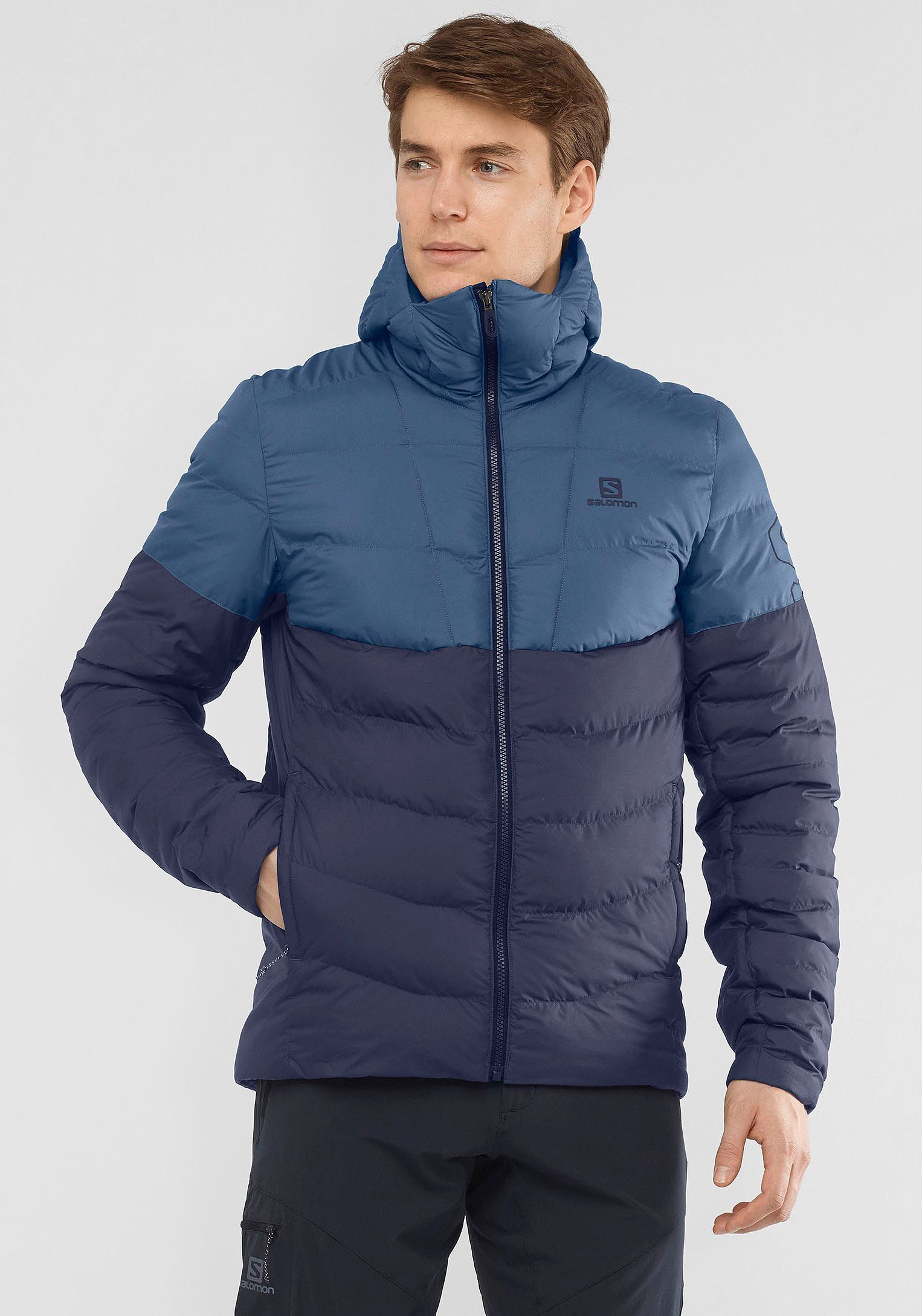 Salomon Steppjacke »SIGHT STORM«, Modischer Colourblock Salomon SIGHT STORM Steppjacke Herren